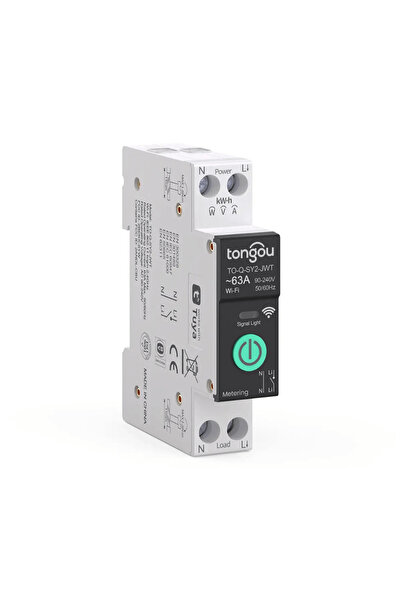 Novato WiFi 63 Amper Akıllı Sigorta ( Tuya, Smart Life Uyumlu )