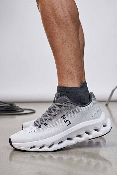 Lufian Men's White Sports Shoes - Lightweight Running and Walking Sneaker wit...