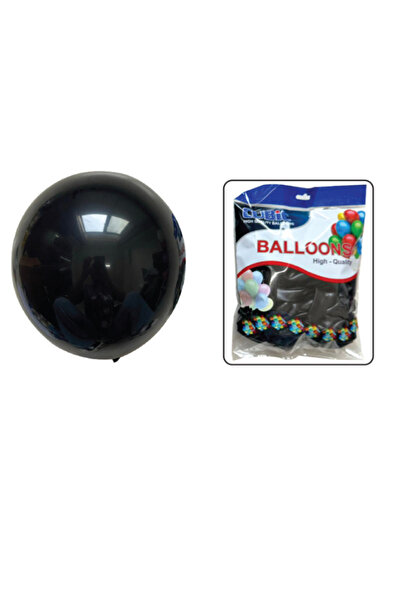 genric Celebration Balloons – 12 Inch Black Latex Balloons Pack of 50 pcs