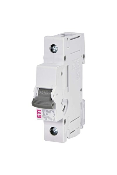 Eti Disjunctor automat MCB, ETI, 1P, 6A, 6kA, Curba B