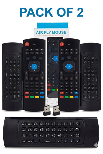 Generic 2.4G Motion Sensing Air Fly Mouse with QWERTY Keyboard (V-TOTO)