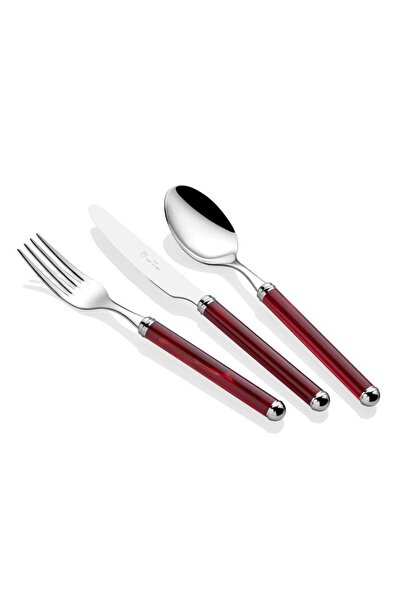 RİVADOSSİ SANDRO Rivadossi rodi bordo 75 piece cutlery set