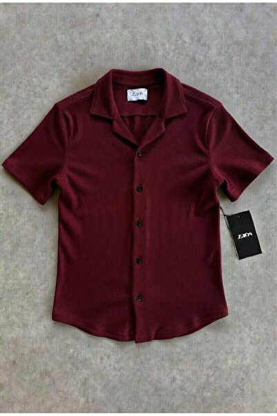 zs zaos fashion Ανδρικό κοντομάνικο μπλουζάκι με στάμπα και υφή, καλοκαιρινό,...