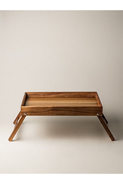 Minihol Carlin Ayaklı Akasya Tepsi (45 x 30 cm)