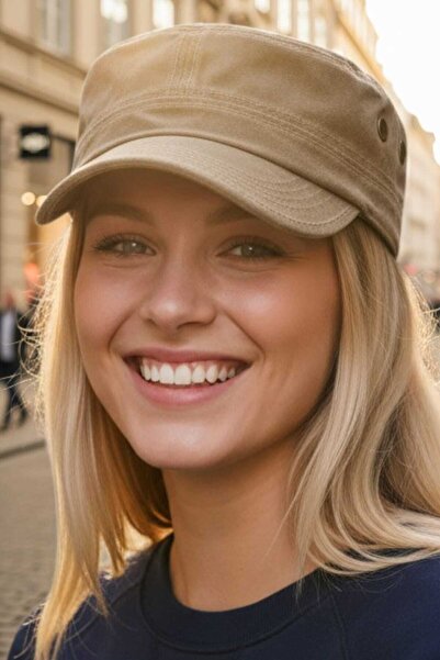 Mood Agenda Pălărie tip șapcă Castro, 100% bumbac, vintage, pentru femei