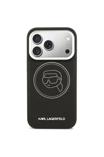Karl Lagerfeld K Head Point Logo MagSafe Case for iPhone 17 Pro - Black
