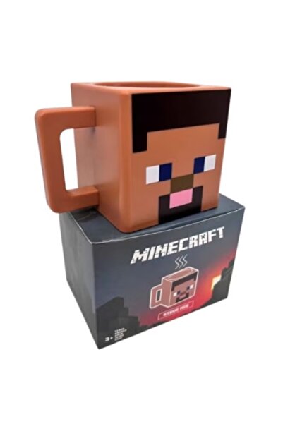 MINECRAFT Unique 3D Sculpted Ceramic Coffee Mug – Character Design Cup