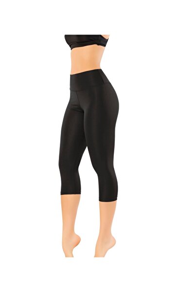 IŞILDA FASHION بنطلون كابري عالي الخصر للغوص