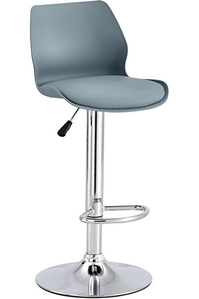 RENOVO Modern Height Adjustable PU Leather Counter Chairs With Back, Armless ...