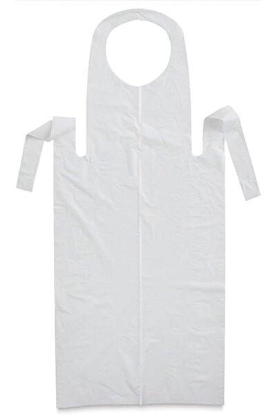 Generic مرايل زيزيت البلاستيكية للاستخدام مرة واحدة، 100 قطعة، بيضاء، مقاومة ...