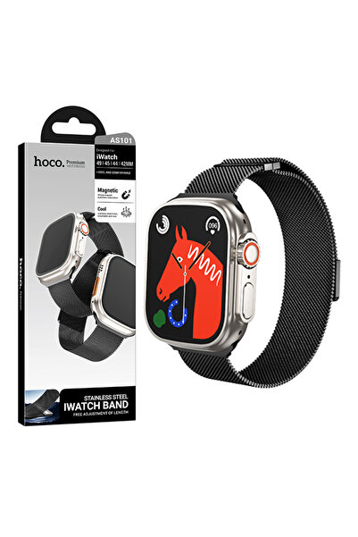 Hoco Curea iWatch (42/44/45/49mm) Μιλανέζικο, Μεταλλικό - Μαύρο