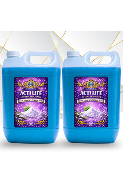 Bio Blu Απορρυπαντικό υγρό πλυντηρίου ACTI LIFE με μαγγάνιο, 10 κιλά