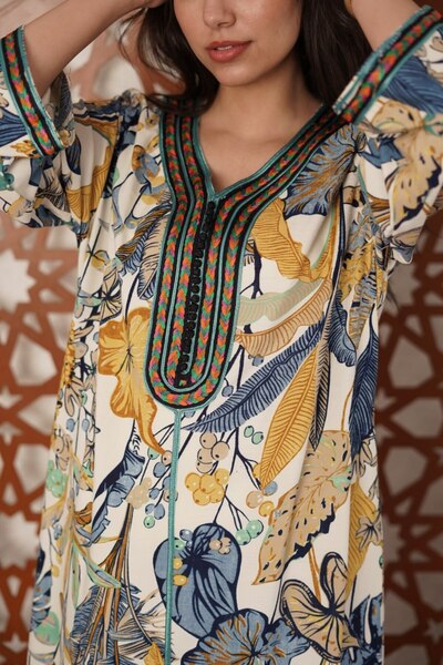 AFandina Embroidered Women's Jalabiya - Your Choice for High-Style Taste