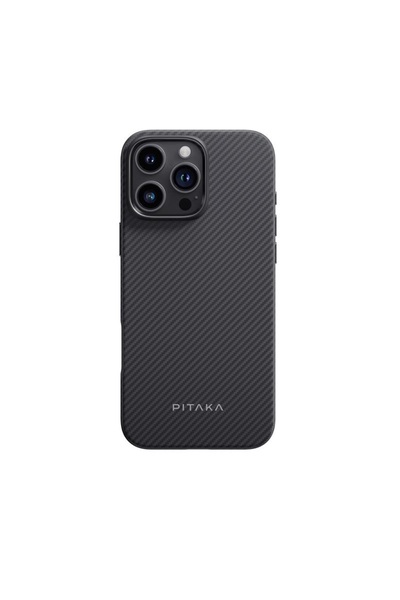 PITAKA Military Grade Aramid Case for iPhone 16 Pro Max - Black/Grey