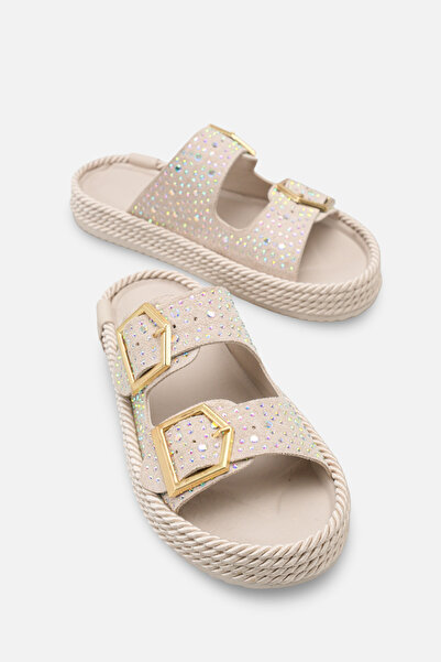 Solo Bag Daily Stoned Stylish Double Buckle Orthopedic Comfortable Straw Ergo...