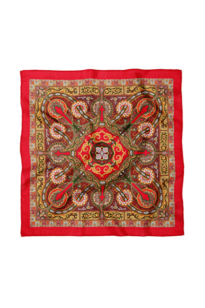 Sultan İpek Ethnic Patterned Scarf / Bandana 50X50Cm