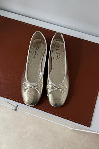 Mupa Shoes Women's Ballerinas Gold