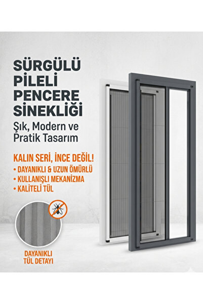 zanaat alüminyum Pileli sürgülü sineklik Pencere modeli