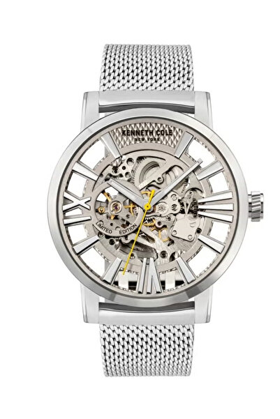 Kenneth Cole Automatic Men's Watch ,Mesh Strap Silver, KC51018020B