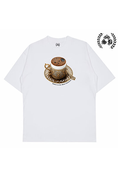 StartMore Coffee Is the Main Character Tea Vintage Y2K Tee Tshirt Digital Pri...