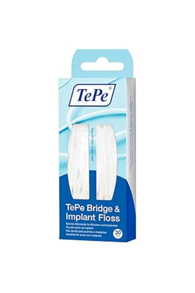 TePe 140161 BRIDGE & IMPLANT FLOSS 30S