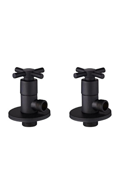 Fualora صنبور يارد ستار تاهارت أسود اللون، عبوة من قطعتين