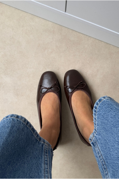 Mupa Shoes Women's Ballerinas Bitter Brown