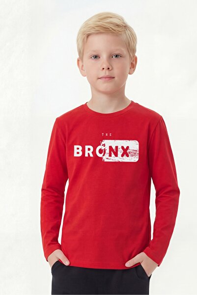 FYK COLLECTİON Μακρυμάνικο φούτερ με λαιμόκοψη Ο, με λεπτομέρεια εκτύπωσης γι...