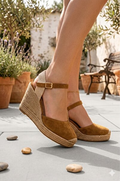 ZENNESHOES Дамски кожени чехли на платформа Bolve