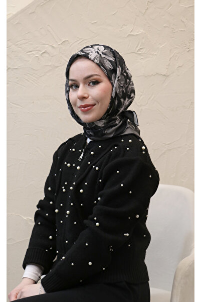 efdal şal eşarp Lily Pattern Indian Cotton Scarf