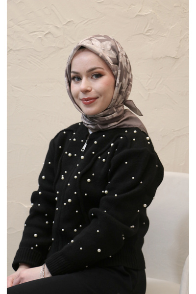 efdal şal eşarp Lily Pattern Indian Cotton Scarf