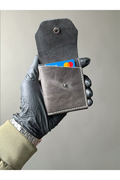 NZCLUB 100% Genuine Crazy Leather Handmade Minimalist Wallet - Money Portfoli...