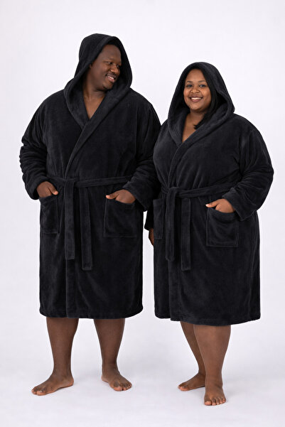 Dotamess Large, Mega, King Size Unisex (Women-Men) Luxury Bamboo Bathrobe