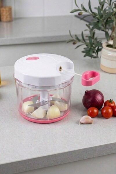 Tiesa Home Touch Me 3 Bıçaklı Blender Hazneli İpli El Rondosu 1000Ml