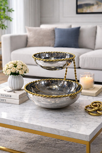 Kadim Vizyon İthal Talent Polish 2 Katlı Sunumluk 16cm-23cm Yükseklik 24 cm