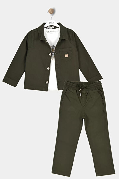 ALG Boy's Trendy Triple Stylish Suit Combination (One Size, It Is Recommended...