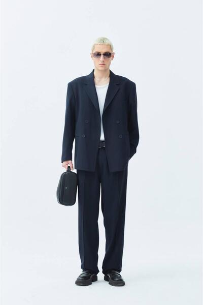 Oversize Kruvaze Takım Elbise