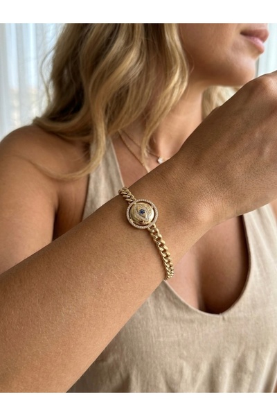 İNN JEWELLERY Xuping Bracelet Anti-Tarnish Antiallergic with Eye Figure (2 Ye...