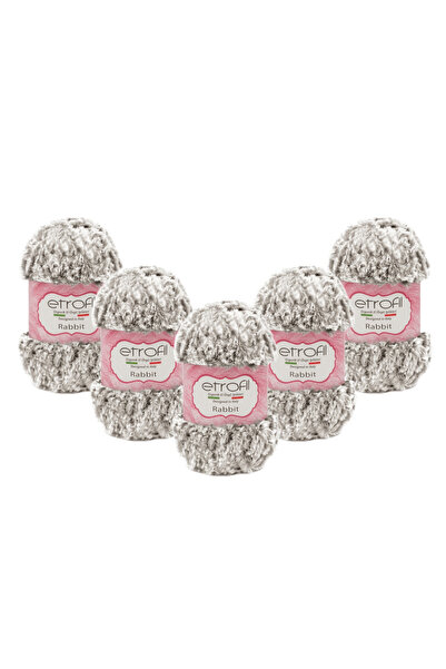 Etrofil Rabbit (70719) 5 ΤΕΜ. 100 γρ. 65 μ. 100% Πολυεστέρας Βελούδινο Χοντρό...