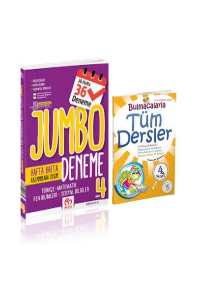 MODEL EĞİTİM YAYINCILIK 4. Sınıf Jumbo Tüm Dersler Deneme Ve Bulmacalarla Tüm...