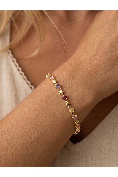 İNN JEWELLERY Xuping Bracelet, Anti-Tarnish, Anti-Allergic, Star Figured (2 Y...