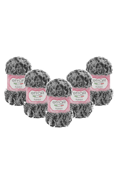 Etrofil Rabbit (70907) 5 ΤΕΜ. 100 γρ. 65 μ. 100% Πολυεστέρας Βελούδινο Χοντρό...