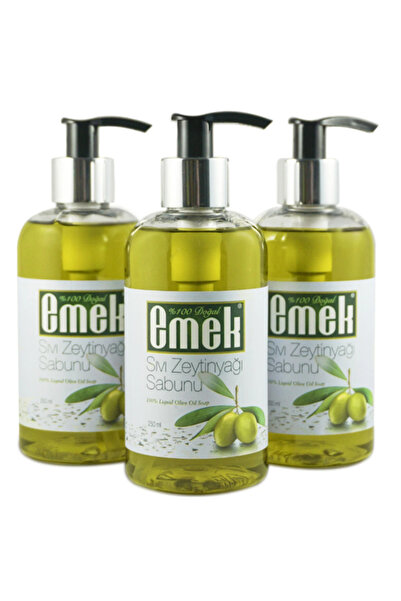 Emek Doğal Sıvı Zeytinyağı Sabunu 3 X 250 Ekonomik Paket