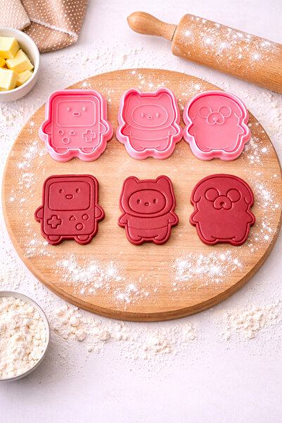 Muhcu Home 3 قطع - 🧸   مجموعة قوالب البسكويت والصلصال ذات الأشكال اللطيفة 🧸