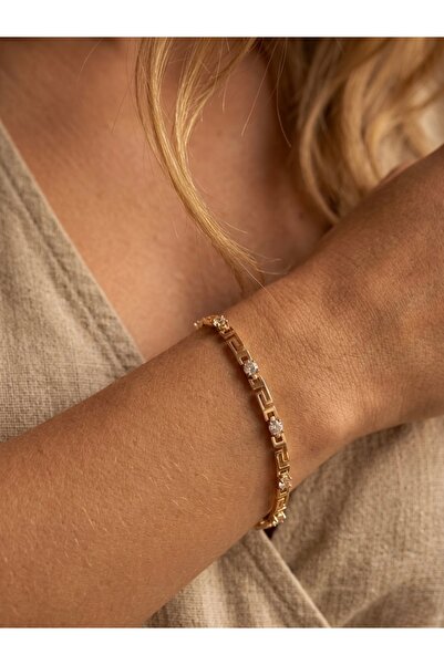 İNN JEWELLERY سوار Xuping مقاوم للصدأ ومضاد للحساسية مع تصميم مزخرف (ضمان الم...