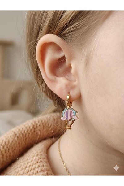 FOR YOU TAKI by Ezgi Children's Antiallergic Anti-Tarnish Steel Balloon Earrings