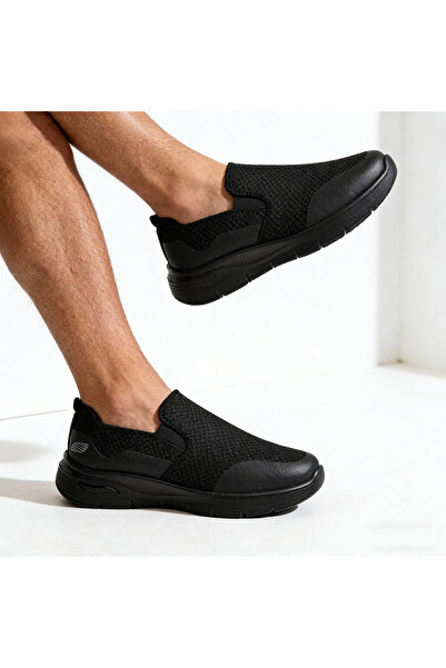 Tmall Pantofi sport bărbați, din material textil, B4076, Negru