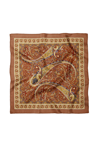 Sultan İpek Shawl Patterned Scarf / Bandana 50X50Cm