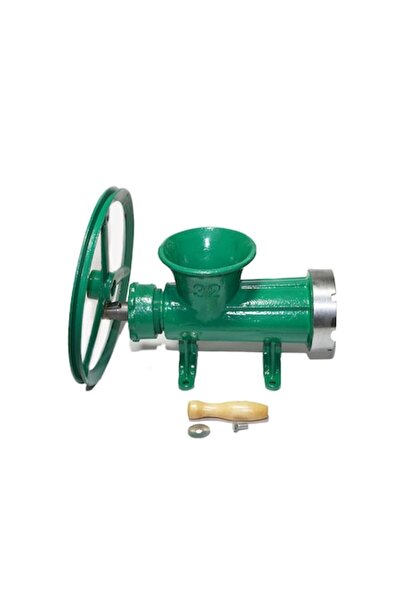 OEM Mașină de tocat carne manuală, Nr. 32, Fontă, Verde, cu rulment