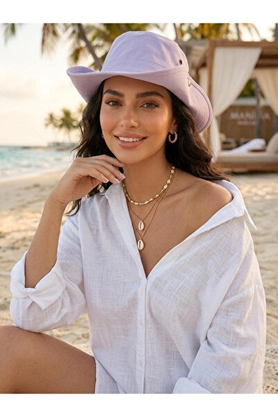 sf collection Unisex Safari Hat Foldable Brimmed Sunscreen Summer Outdoor Buc...